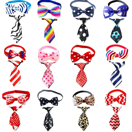 Wholesale Fashion Cute Bow Ties Breakaway Cat Pet Dog Collar with Quick Release