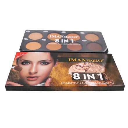 Wholesale Contour Powder Nose Shading Stereoscopic Face Shaping  Bronzer Powder Palette