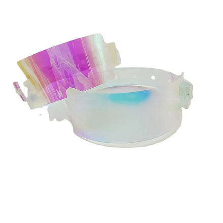 New Arrivals One Time Use Colorful TPU Gradient Plastic Wristband for Concert