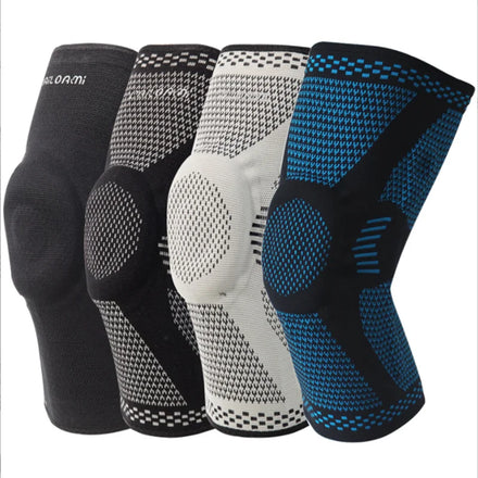 Wholesale MUDA Soft Nylon Cotton Spandex Compression Adjustable Knee Sleeve Spring Bars Support for Basketball Dance Elbow Knee