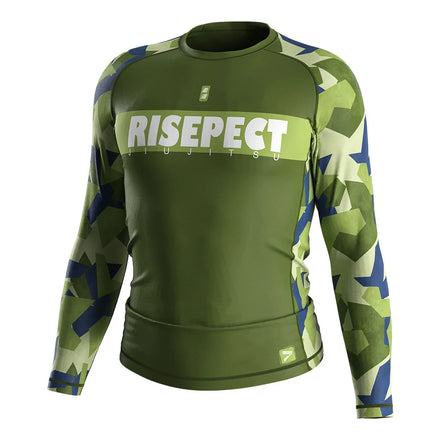 Professional Men's Rashguard with Mesh Gusset Sublimation Printing Breathable for Jiu Jitsu Gi Training