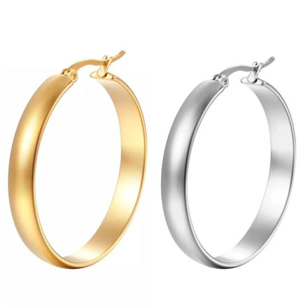 Chic Thin Hoop Earrings for Women Hypoallergenic Lightweight Wire Threader Loop Drop Dangles Earring Safe for Sensitive Ears
