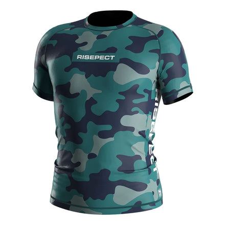 Side Mesh Men's Fight Rashguard Quick-Dry Flat Lock Stitching for Chafe-Free MMA and Grappling