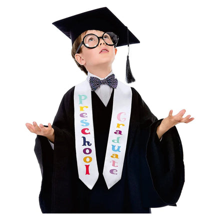 2026 Children's Spring Graduation Kindergarten Stole 49 Inch Preschool Sash Knitting Cotton Durable Scarf