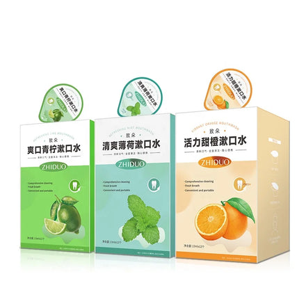 OEM/ODM ZHIDUO Refreshing Lime Mint Vibrant Orange Mouthwash for Cleaning Oral and Protecting Teeth