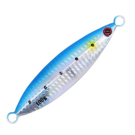 CASTFUN Metal Jigging Lure 30g 40g 60g 80g 100g 130g 160g 200g Slow Flat Side Fishing Lure Metal Jigs For Kingfish