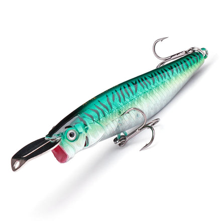 90mm 12g Metal Lip Popper Fishing Bass Salt Water Fishing Lures Pencil Popper