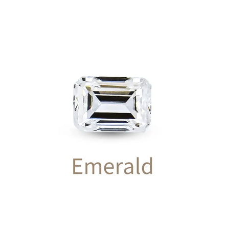 Emerald Shape Loose Moissanite D EF GH Gate Flawless Jewelry