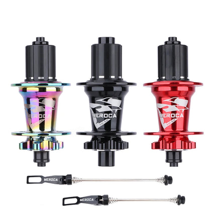 MEROCA Mountain Bike Bicycle Hub 32 Holes 6pawls 5 Bearings 100/142mm 100/135mm QR/TA MTB Disc Brake Hub for 8/9/10/11 Speed