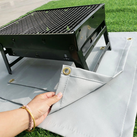 IRONDONKEY Fireproof Mat Camping Accessories Insulation Flame Retardant Floor Picnic BBQ Anti Scalding Extinguishing Blanket