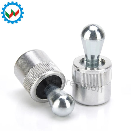 VCN523 Spring Plungers Carbon Steel & Aluminium Body M4-M24 Thread Custom Size In-Stock Fast Delivery