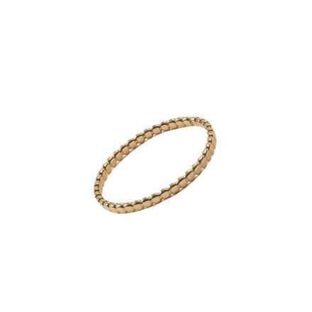 Hot Sale Products Gold Plated Ring Dainty Simple Hoop Finger Rings