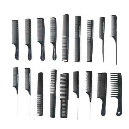 Wholesale Salon Hairdresser Professional Stainless Steel Common Comb Lice Comb Rat Tail Metal Pin Hair Cutting Brush
