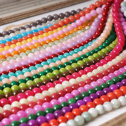 2025 Crystal Factory wholesale Natural stone beads diy jewelry crystal agate chalcedony beads