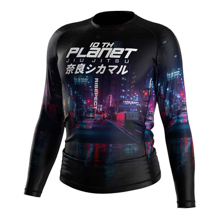 Custom Oem Odm No Gi Sports Grappling Compression Athletic Shirts Mens Bjj MMA Rash Guard Long Sleeve