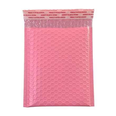 Custom Poly pink Bubble Mailers Padded Envelopes Shipping Packaging Bag