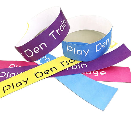Promotion Gifts Disposable Paper Wristband Custom logo Tyvek Paper Wrist Bands for Event