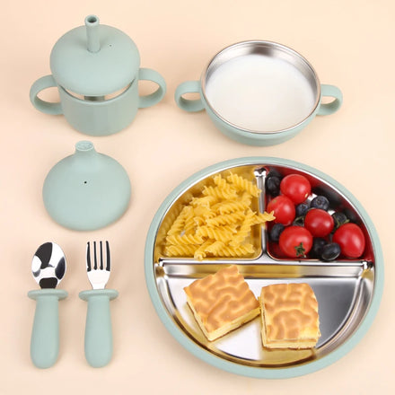 Customizable BPA Free New Design 360ml Baby Feeding Bowl Set Food Grade Silicone Baby Bowl With Spoon