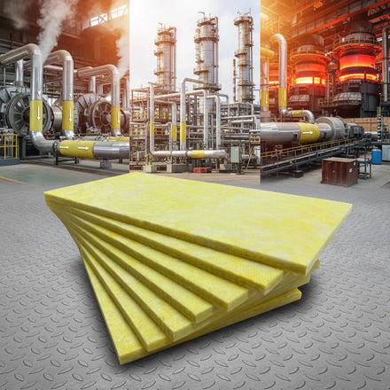 UET High Quality Damp-proof Property Glass Wool HVAC Waterproof Thermal Insulation RIGID Fiber Glass Wool Board 25mm