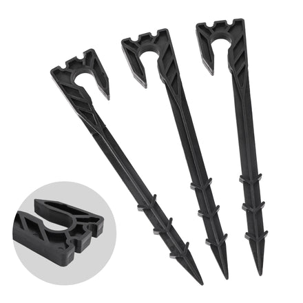 Irrigation Garden Water Fittings Brackets 16mm Pipe Hose Holders C-type Ground Stake for 3/5 mm 4/7 mm PE Tubing Drip