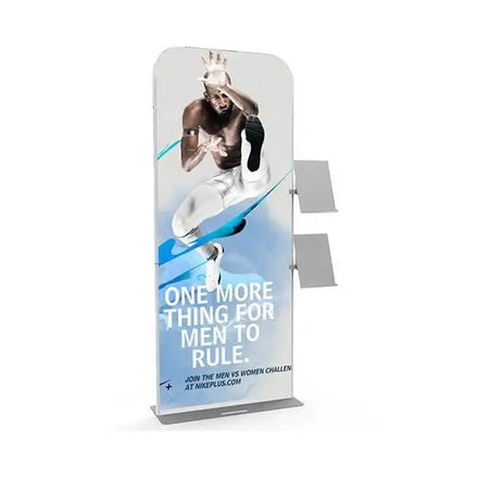 Straight 3ft Double Sided Dye-sublimated Stretch Fabric Tube Banner Stand Custom Indoor Event Decoration Banner Stand