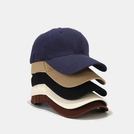Wholesale Multi Color Large Head Size Baseball Caps and Hats Curved Brim Cotton Men Women Sport Caps