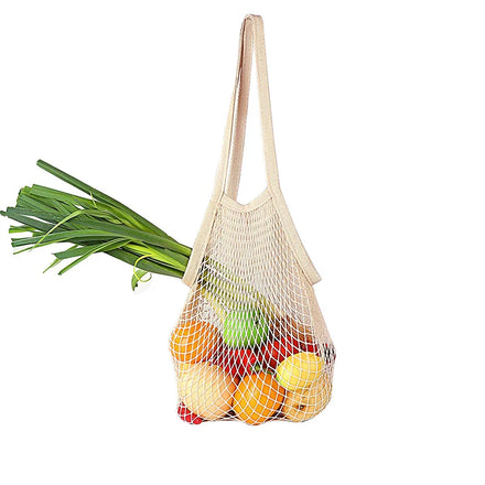 Eco-Friendly Cotton String Shopping Tote Bags Reusable Washable Cotton Produce Net Bags