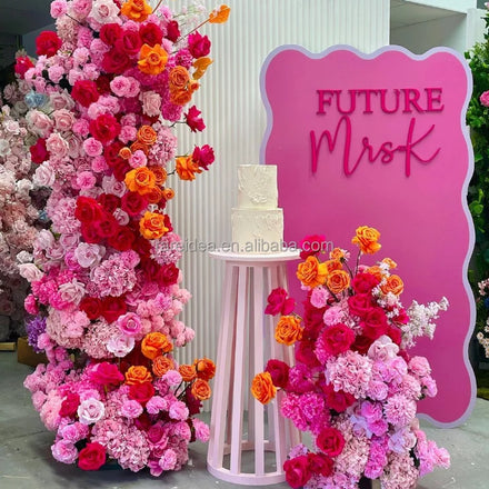 Wholesale Party Supplies Pvc Acrylic Pillars Cake Dessert Cylinder Pedestal Stand Plinth for Wedding Decoration