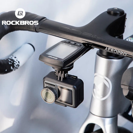 ROCKBROS Bicycle Computer Holder Stopwatch Mount Aluminium Alloy Gps Bike Support Bicycle Extension Stand Bike Accessories