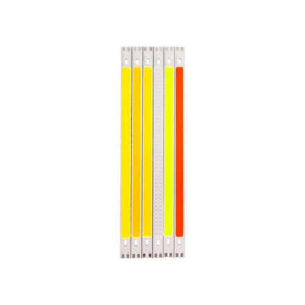 12V 8W COB LED Strip Lamp 12cm Bar Light Bulb Green Blue Red White Colors for Cars Drones Lighting 200*10mm Strip LED COB Chip