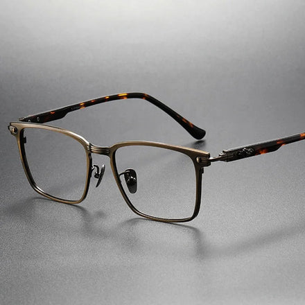Best Quality Titanium Optical Frames Fast Delivery Luxury Vintage Eyeglasses Spectacles for Men Prescription Reading Glasses