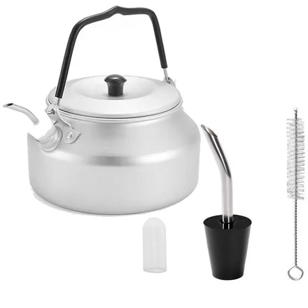 IRONDONKEY Camping Pot Outdoor Kettle Spout Extended Thin Tube Camping Ultralight Portable Coffee Pot Camping Accessories