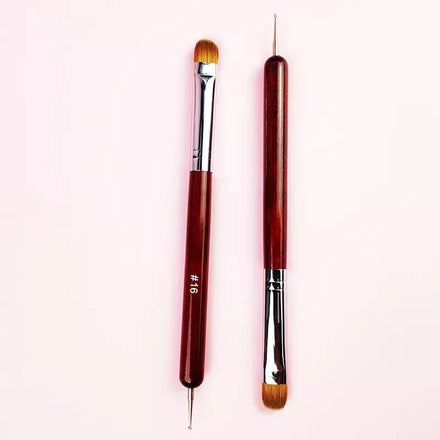 2023 New Arrival 90% Kolinsky Hair Nail Brush/French Brush Nail Art Brush Size 10 12 14 16