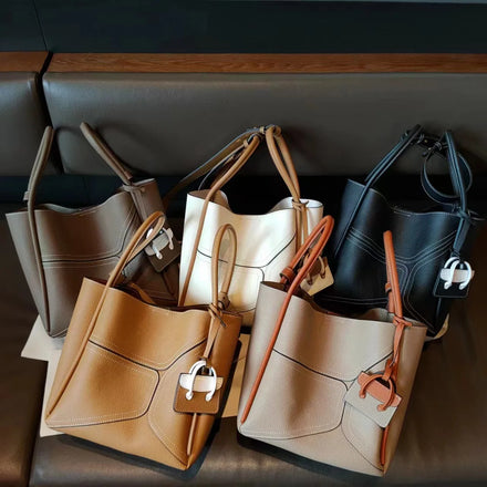 Andong Leather Genuine Leather Casual Female Handbags Large Capacity Hand Bags for Women 8602