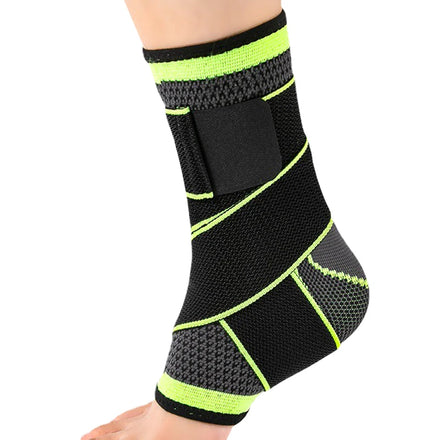 Adjustable Foot Compression Sleeve Sport Safety Nylon Ankle Support for Women & Men