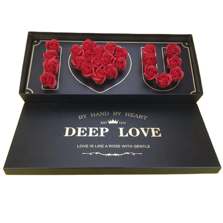 Popular Floral Gift Box Luxury Rectangle Wedding Preserved Rose Flower Box for Valentines Day