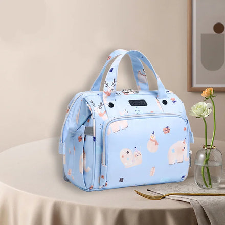 Factory Wholesale Deellt Brand Custom Baby Diaper Backpack Bag for Mom and Dad Large Travel Diaper Tote Baby Bag