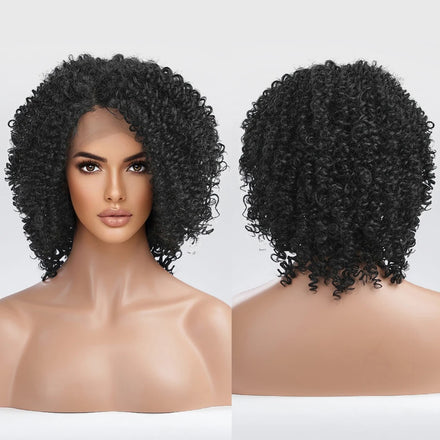 Synthetic T-part Lace Wigs Part Long Wavy Root Black Wigs for Women Natural Heat Resistant Hair