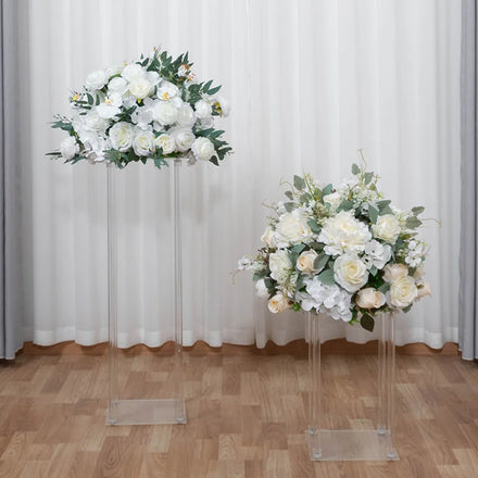 Wedding Graduation Mother's Day Father's Day Silk Artificial Flower Arrangement Table Flower Ball with Natural Touch