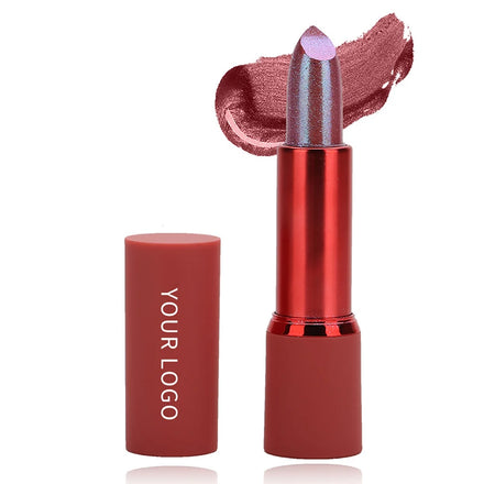 Private Label OEM High Pigment Diamond Shine Glitter Metallic Lipstick Vegan Vegan Matte Finish Cosmetic Mineral Vegan ODM
