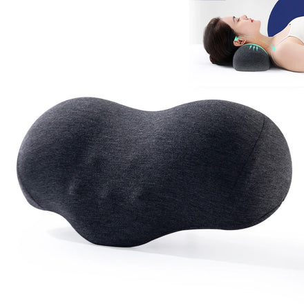 Modern Woven Square Traction Cervical Massage Pillow with Memory Foam Neck & Shoulder Massager Comfortable Design