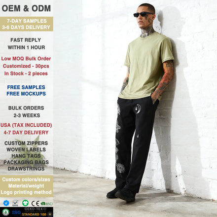 Wholesale 100% Cotton Jersey Men's Classic Crew Neck Short Sleeve T-Shirt Black Silk Screen Printed Custom Logo Blank Your Brand