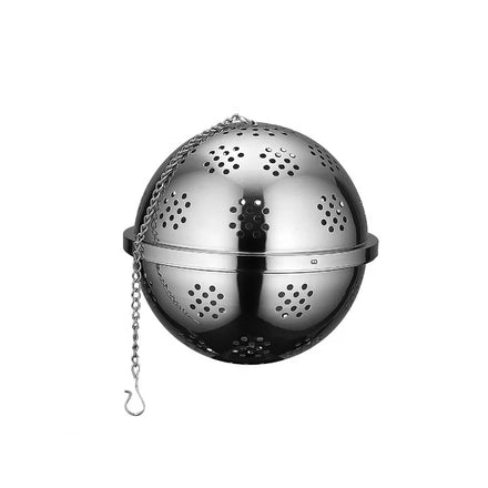Hot Selling 304 Stainless Steel Kitchen Tool Cooking Seasoning Box Tea Hourglass Filter Soup Brine Spice Ball