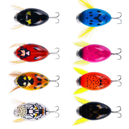 3.8CM 4G HENGJIA Beetle Shape  Fishing Lure Fish Tackles for Freshwater Fishing Lures Cicada Artificial Bait