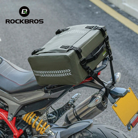 ROCKBROS Motorcycle Accessories Saddle Bag Delivery Backpack Bag of Motorcycle High Capacity Tail Bags Waterproof