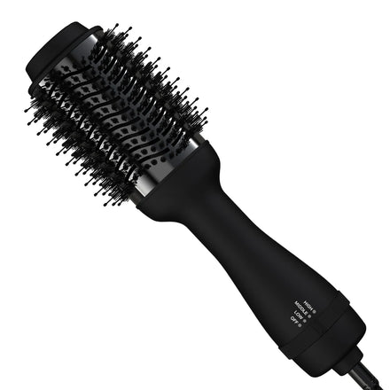 3-in-1 Electric Ceramic Hair Dryer & Volumizer with Nylon Brush 3 Speeds & Heat Settings