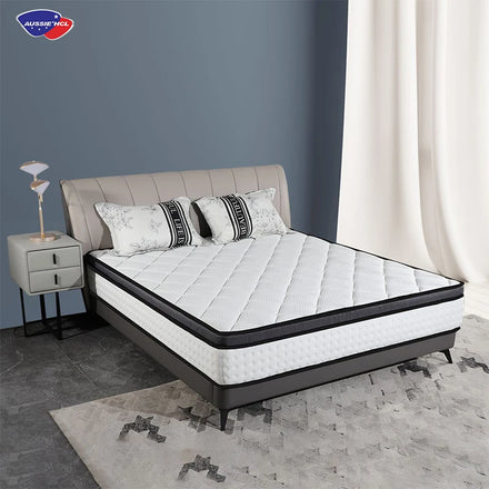 5 Star Hotels Mattress Protector Fireproof Hotel Top Quality Soft Hybrid Mattress Pocket Spring Mattress