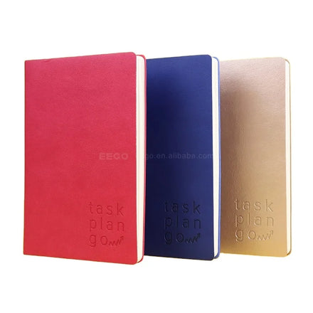 Wholesale Custom A5 Size Softcover Student Writing Notebooks School Journal Diary Notepad with PU Leather Cover