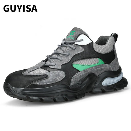 GUYISA Fashion Safety Shoes Are Popular Steel Toe Safety Shoes Among Young People