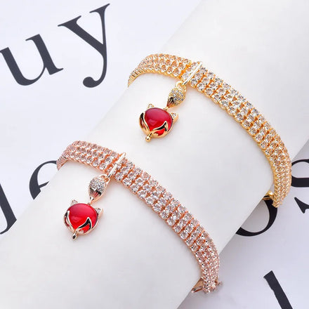 Wholesale Fashion Cute Rhinestone Chain Pet Dog Animal Cat Necklace